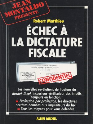 cover image of Échec à la dictature fiscale